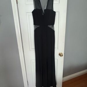 Cache Black Mesh Dress